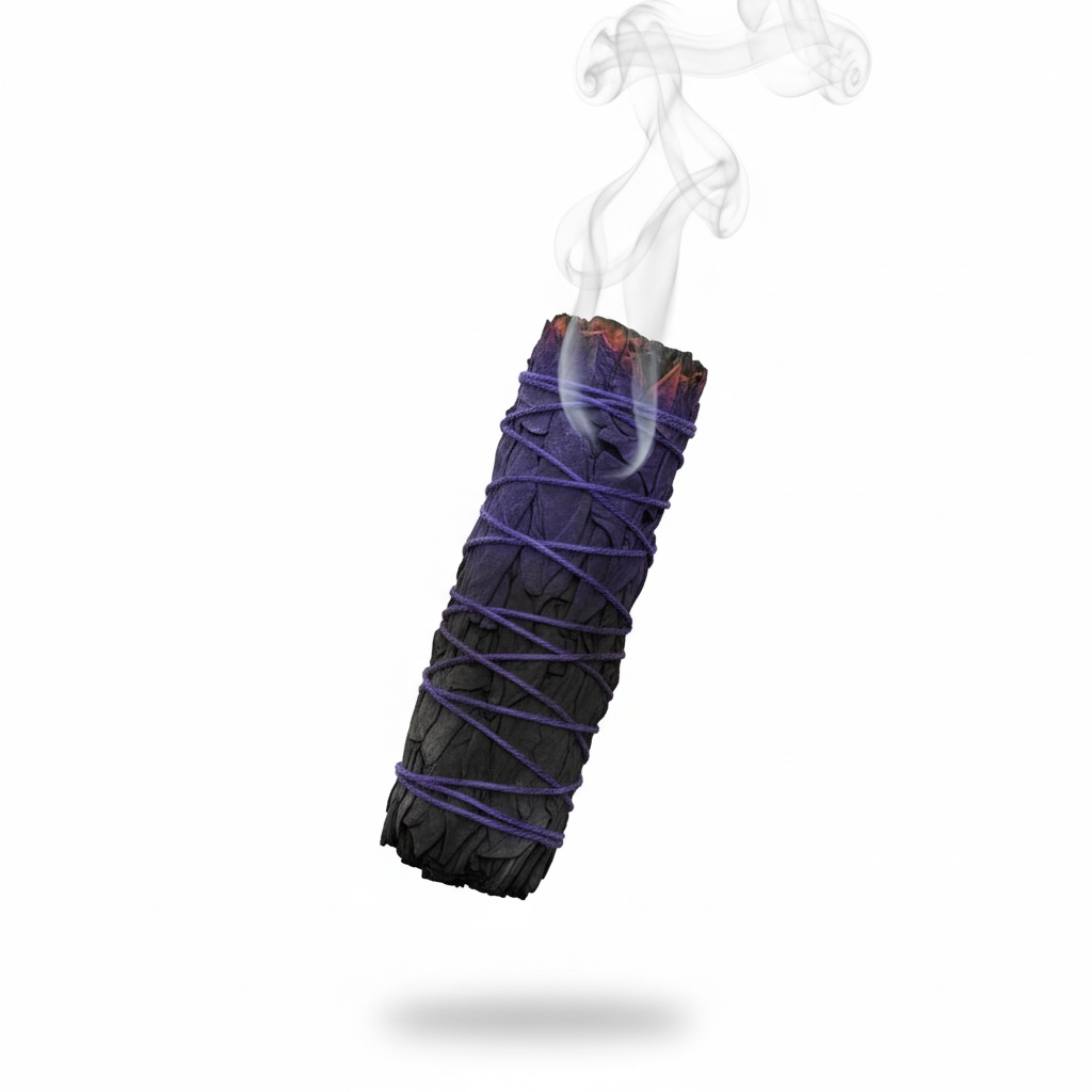 Purple & Black Sage – 4” Smudge Bundle California