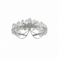 Clear Quartz Crystal Crown – Triple Moon Tiara Headpiece