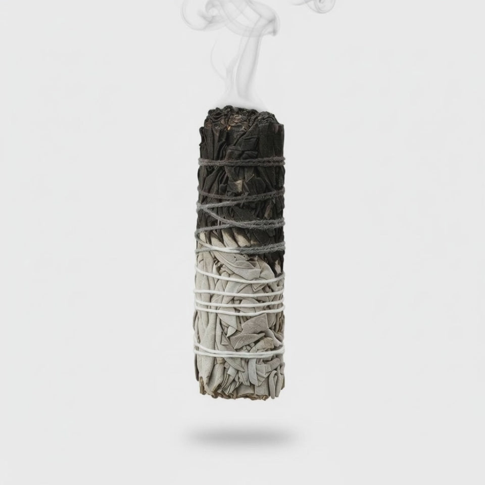Black & White Sage – 4” Smudge Bundle California