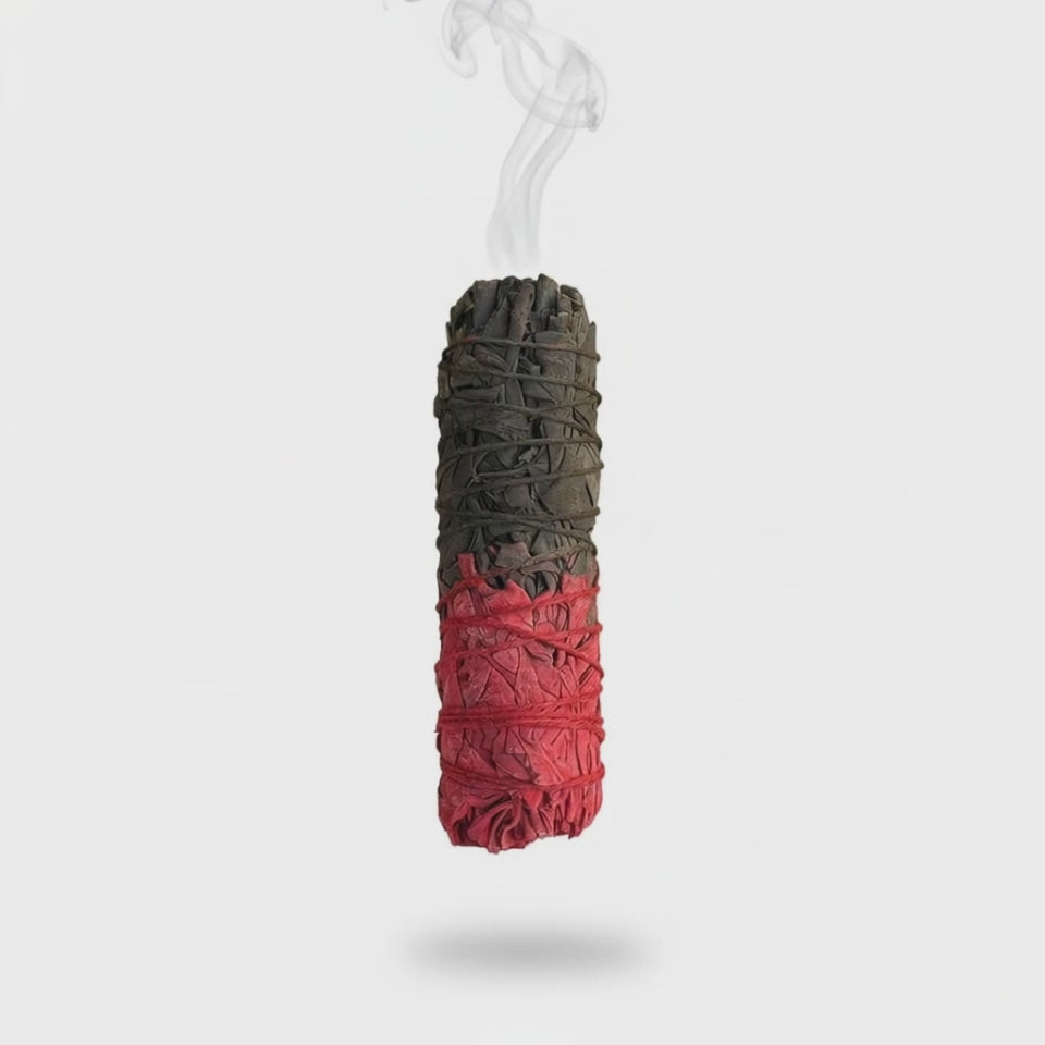Red & Black Sage – 4” Smudge Bundle California