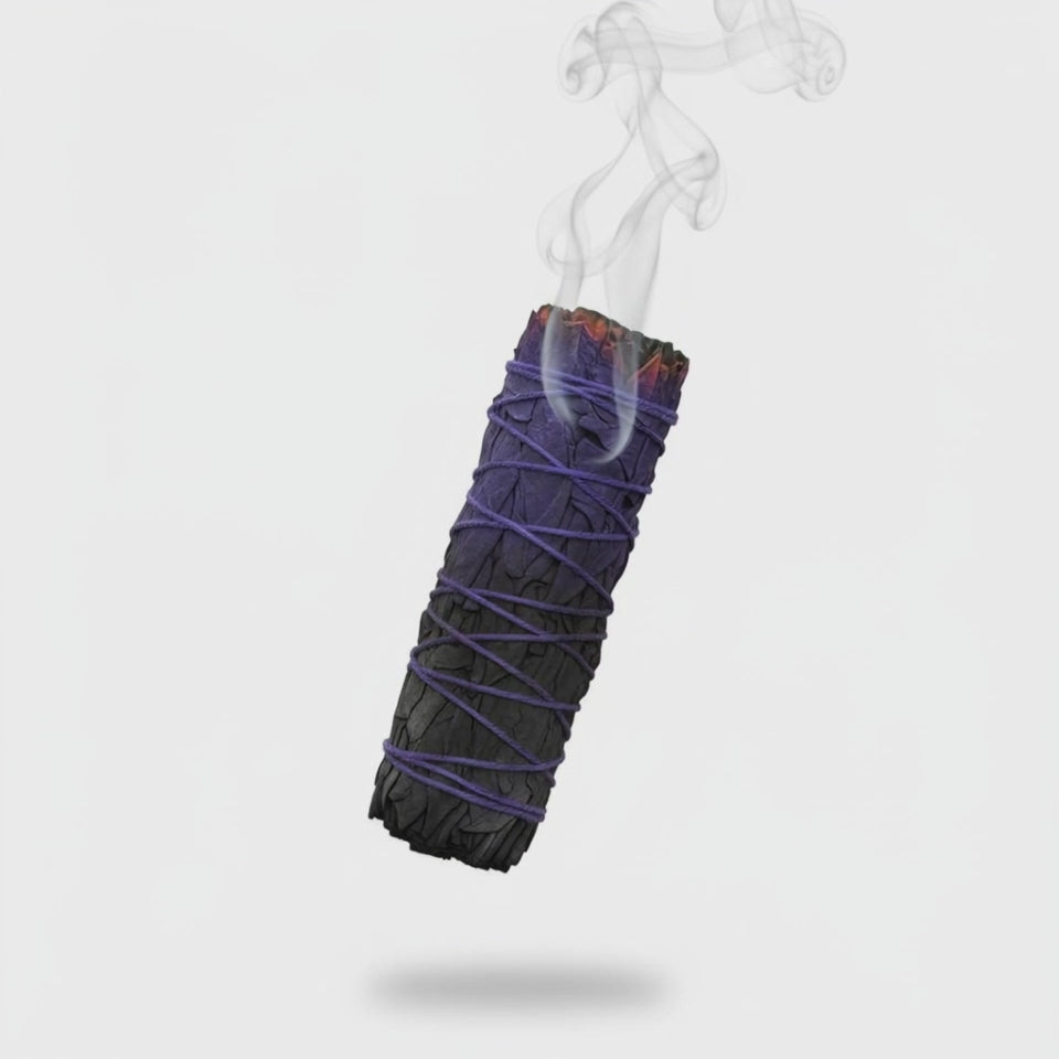 Purple & Black Sage – 4” Smudge Bundle California